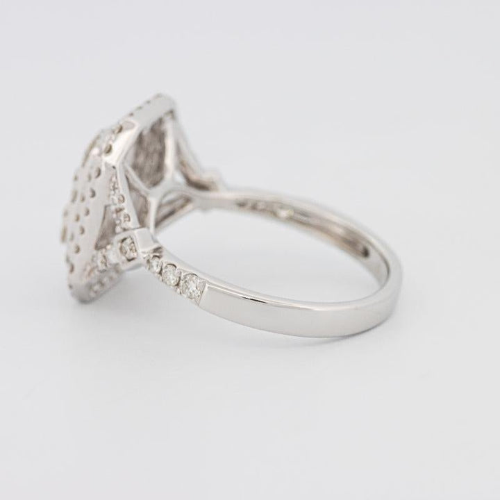 Invisible Double Halo Rectangular Diamond Ring - ZIZOV DIAMONDS