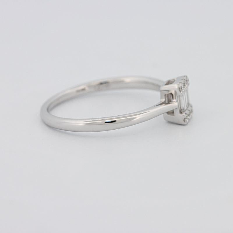 Invisible Emerald Diamond Ring - ZIZOV DIAMONDS