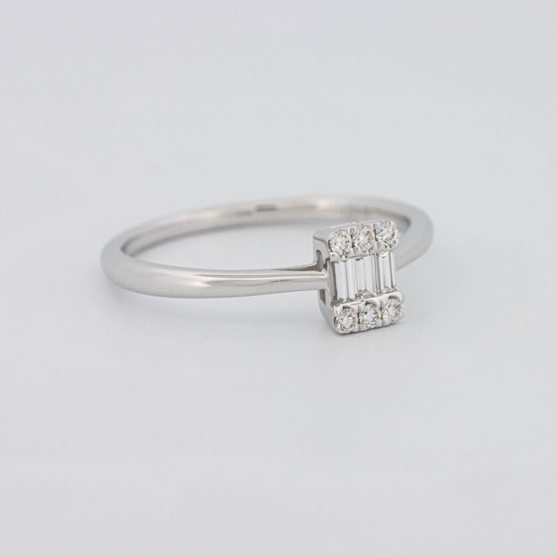 Invisible Emerald Diamond Ring - ZIZOV DIAMONDS