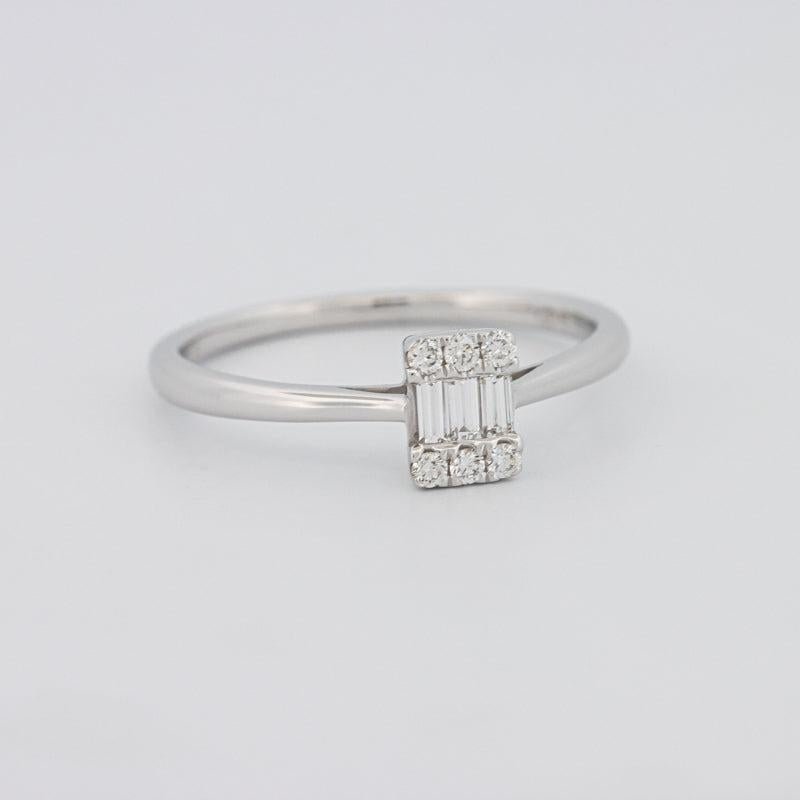 Invisible Emerald Diamond Ring - ZIZOV DIAMONDS