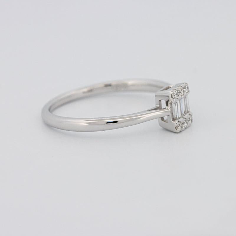 Invisible Emerald Diamond Ring - ZIZOV DIAMONDS