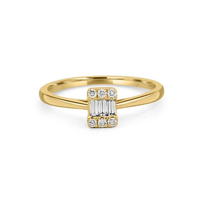 Invisible Emerald Diamond Ring - ZIZOV DIAMONDS