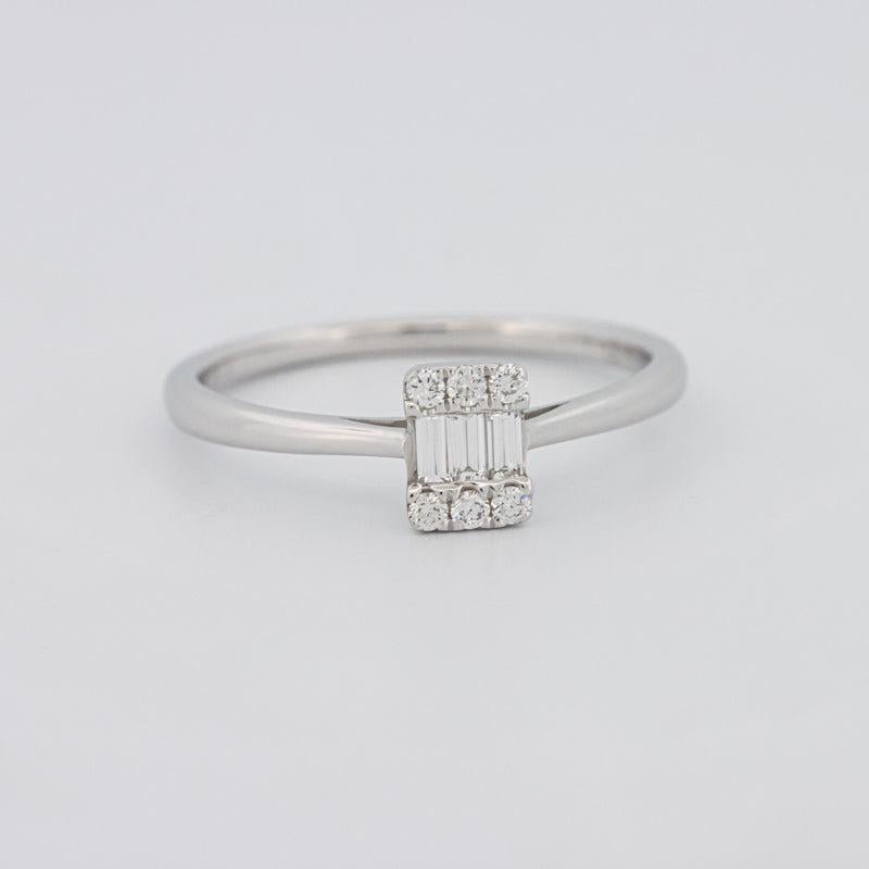 Invisible Emerald Diamond Ring - ZIZOV DIAMONDS