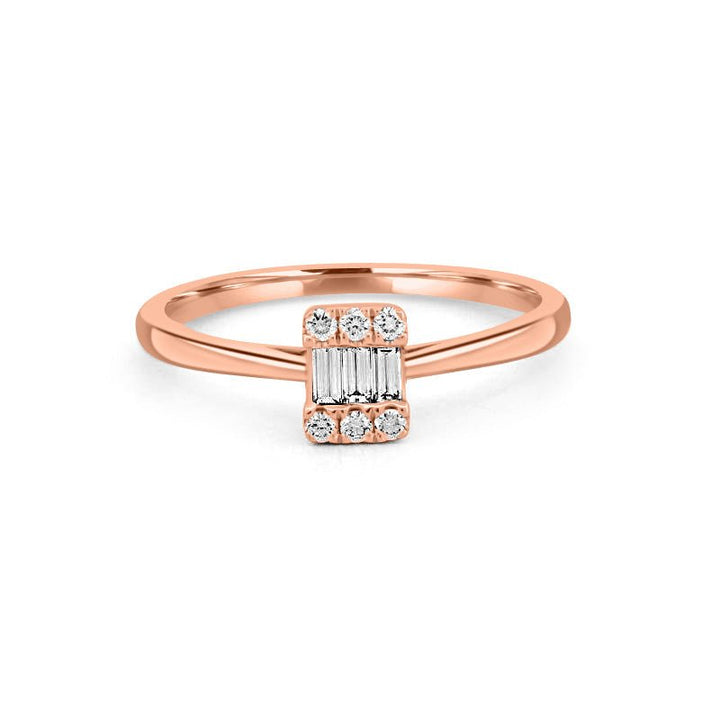 Invisible Emerald Diamond Ring - ZIZOV DIAMONDS