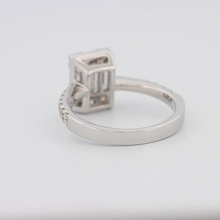 Invisible Emerald Diamond Ring - ZIZOV DIAMONDS