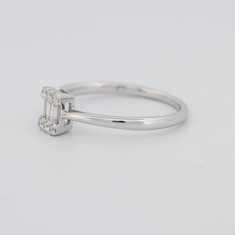 Invisible Emerald Diamond Ring - ZIZOV DIAMONDS