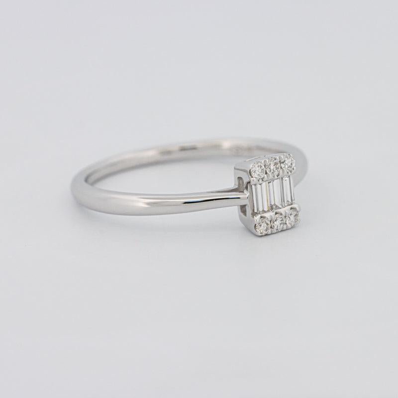 Invisible Emerald Diamond Ring - ZIZOV DIAMONDS