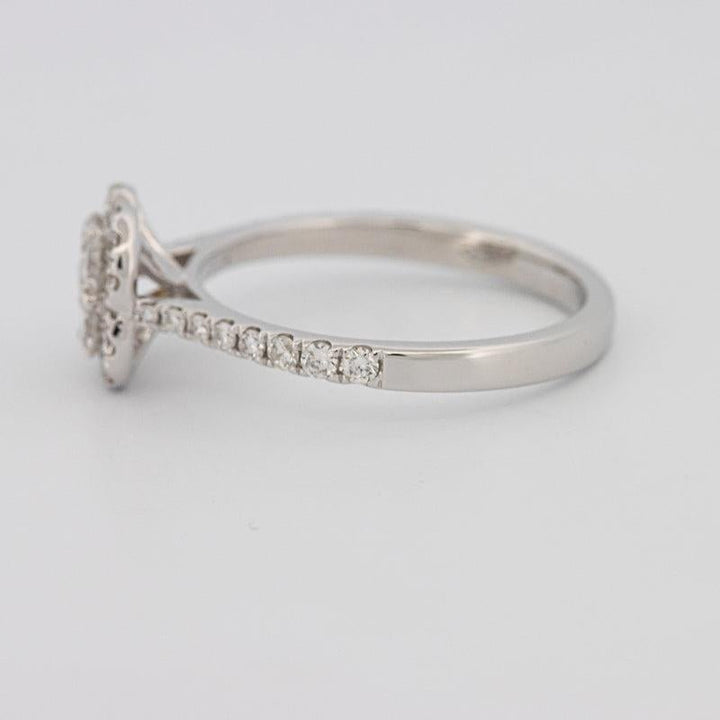 invisible flower diamond ring - ZIZOV DIAMONDS
