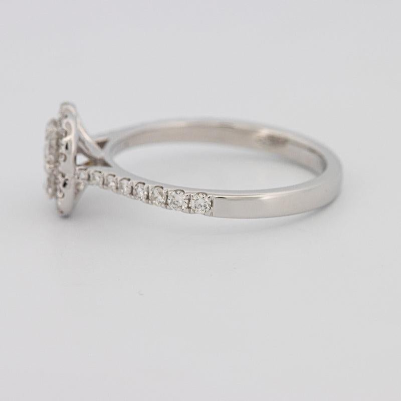 invisible flower diamond ring - ZIZOV DIAMONDS