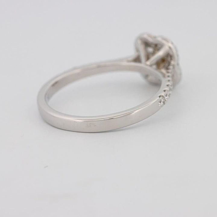 invisible flower diamond ring - ZIZOV DIAMONDS