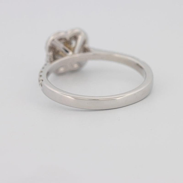 invisible flower diamond ring - ZIZOV DIAMONDS