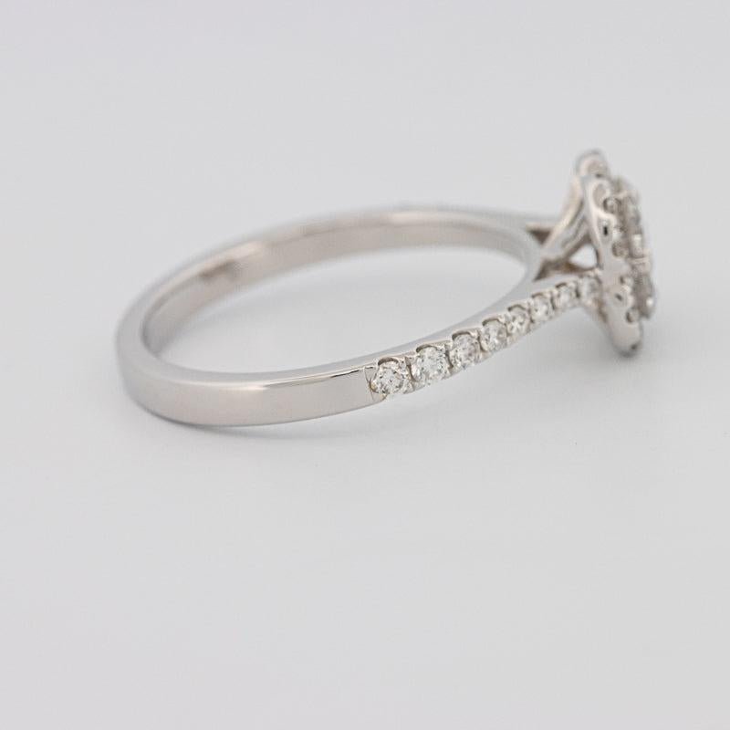 invisible flower diamond ring - ZIZOV DIAMONDS