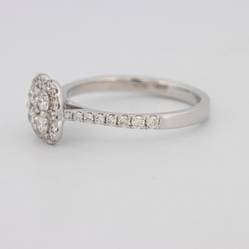 invisible flower diamond ring - ZIZOV DIAMONDS