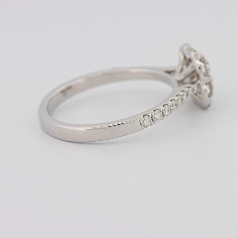 invisible flower diamond ring - ZIZOV DIAMONDS