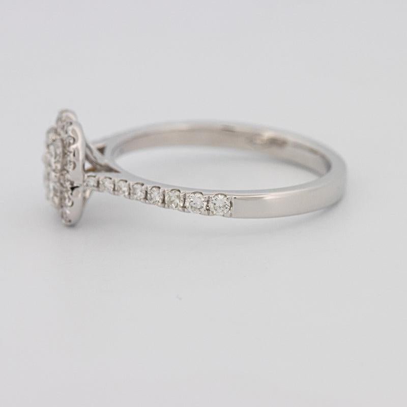invisible flower diamond ring - ZIZOV DIAMONDS