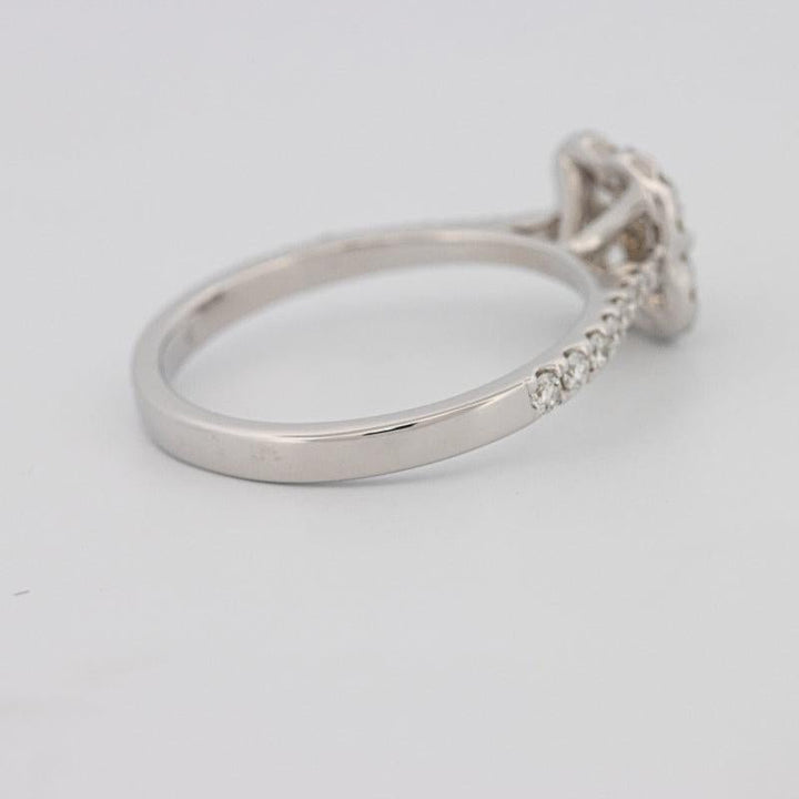 invisible flower diamond ring - ZIZOV DIAMONDS