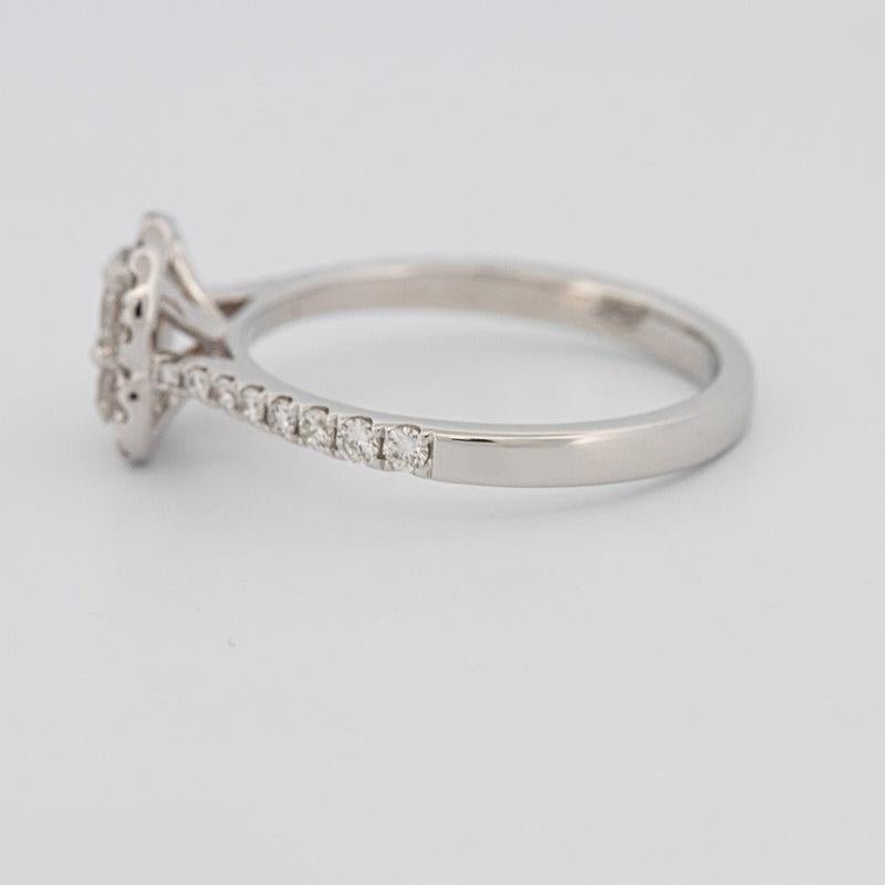 invisible flower diamond ring - ZIZOV DIAMONDS