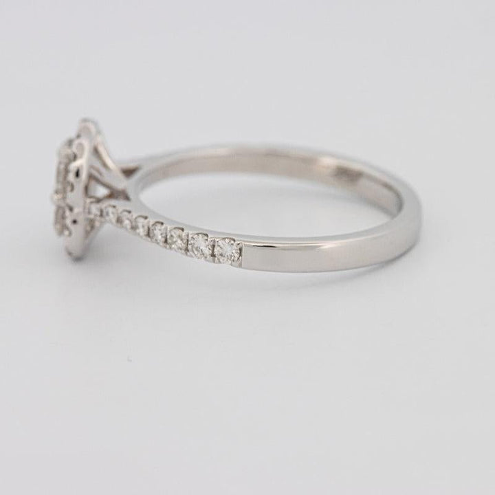 invisible flower diamond ring - ZIZOV DIAMONDS