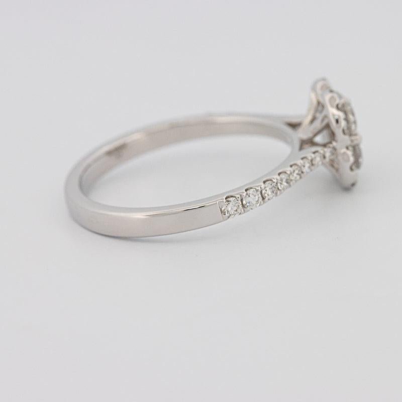 invisible flower diamond ring - ZIZOV DIAMONDS