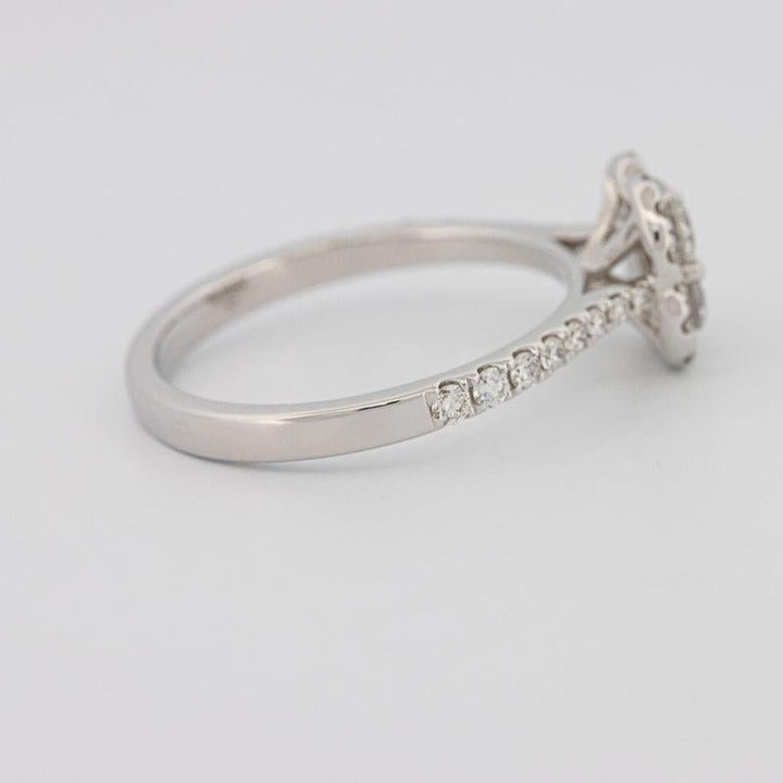 invisible flower diamond ring - ZIZOV DIAMONDS