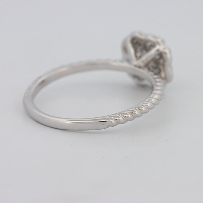 Invisible Flower Solitaire Dot Ring - ZIZOV DIAMONDS