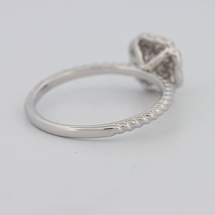 Invisible Flower Solitaire Dot Ring - ZIZOV DIAMONDS