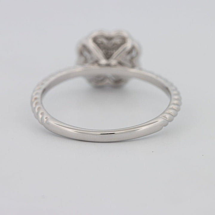 Invisible Flower Solitaire Dot Ring - ZIZOV DIAMONDS