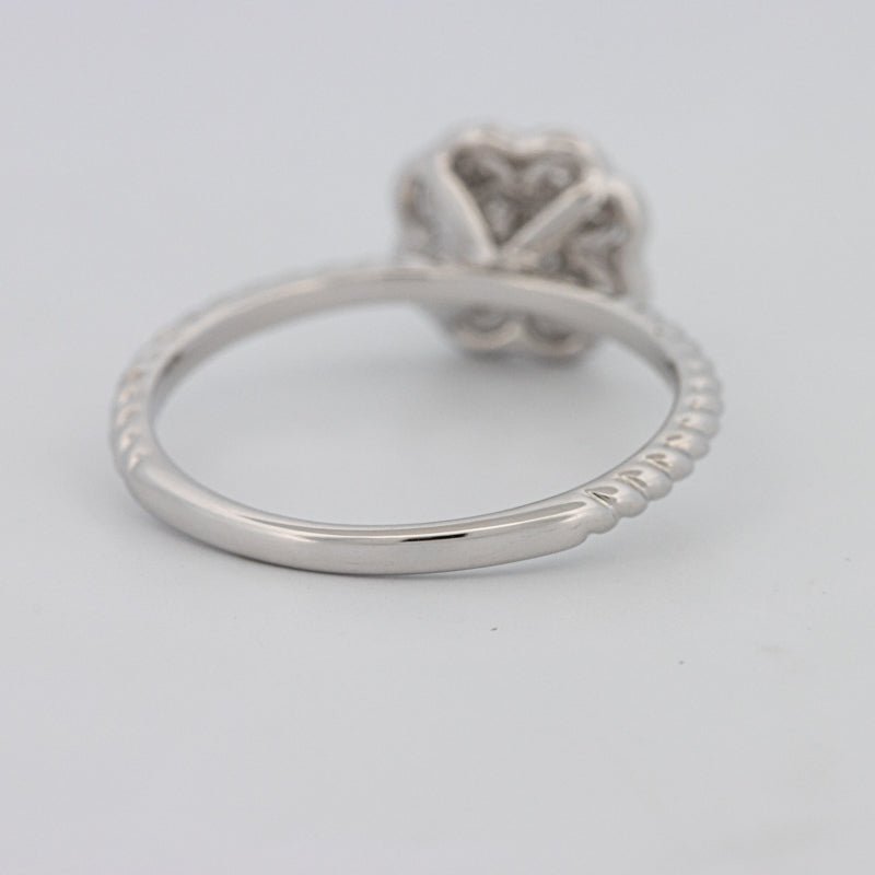 Invisible Flower Solitaire Dot Ring - ZIZOV DIAMONDS