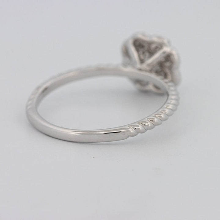 Invisible Flower Solitaire Dot Ring - ZIZOV DIAMONDS