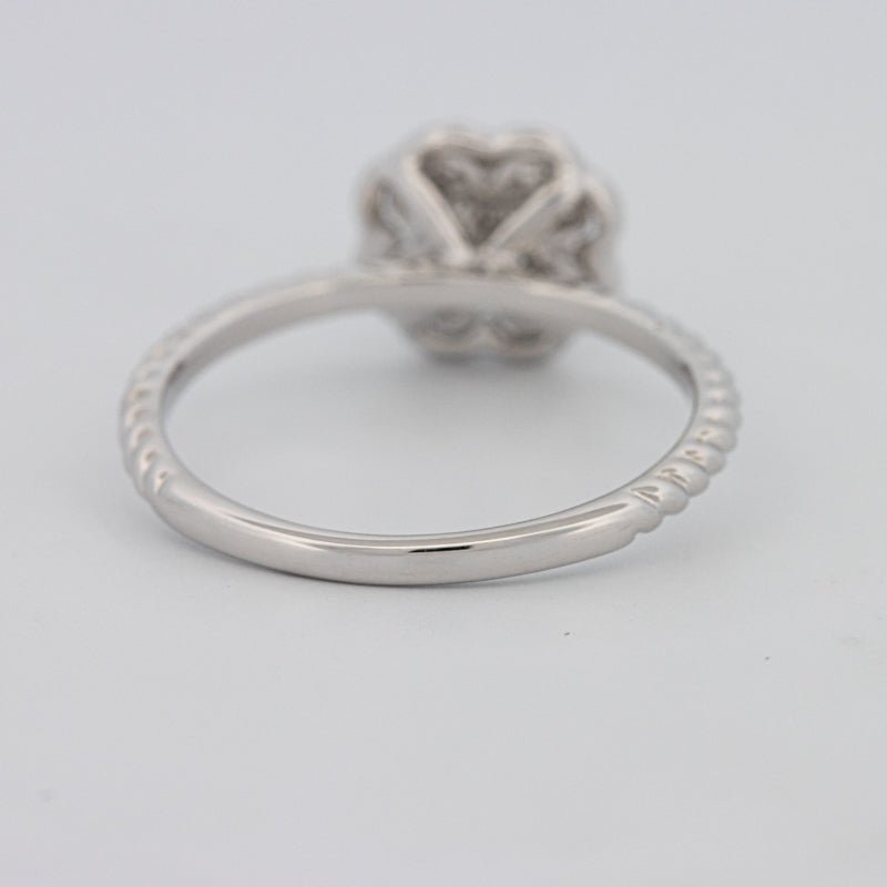 Invisible Flower Solitaire Dot Ring - ZIZOV DIAMONDS