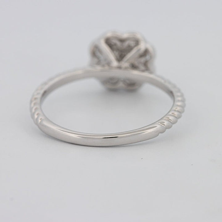 Invisible Flower Solitaire Dot Ring - ZIZOV DIAMONDS