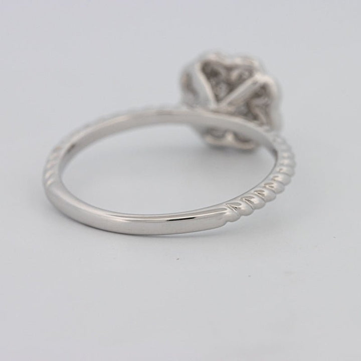 Invisible Flower Solitaire Dot Ring - ZIZOV DIAMONDS