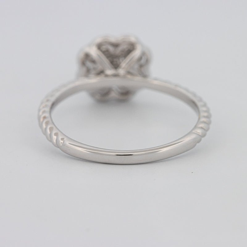 Invisible Flower Solitaire Dot Ring - ZIZOV DIAMONDS