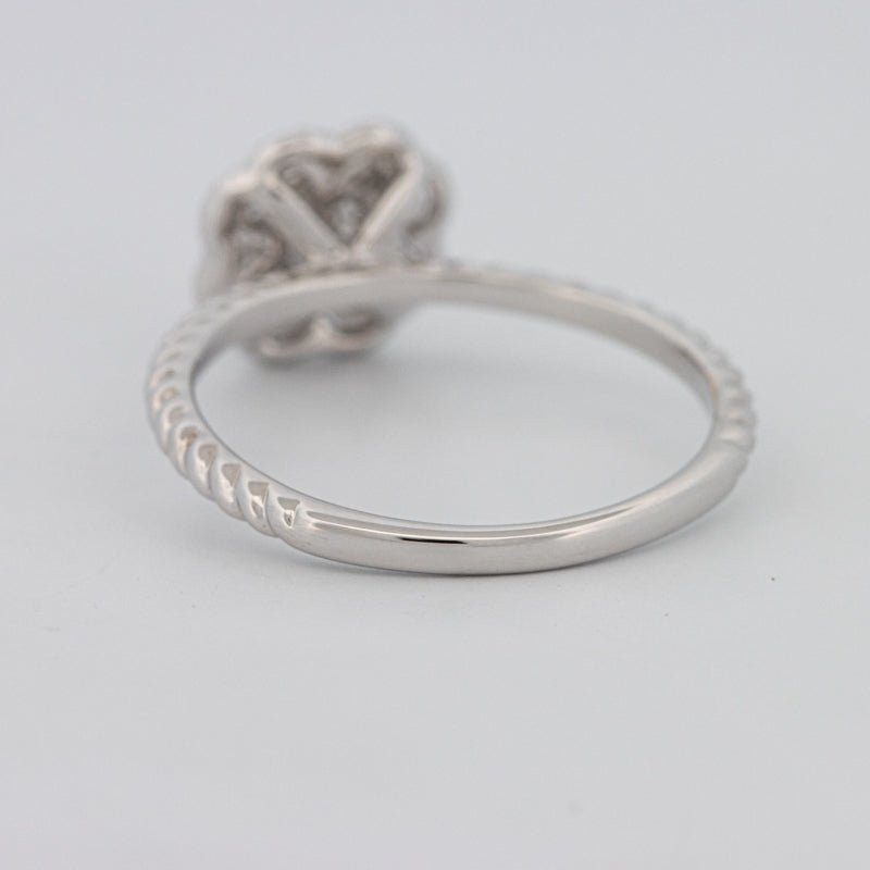 Invisible Flower Solitaire Dot Ring - ZIZOV DIAMONDS