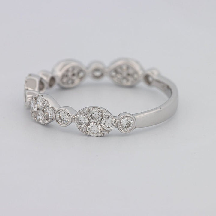 Invisible Half Eternity Band - ZIZOV DIAMONDS