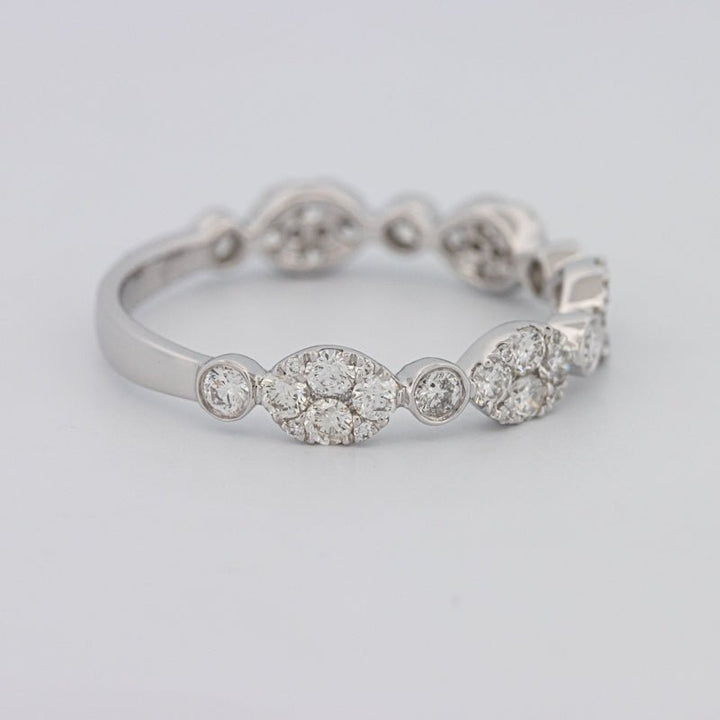 Invisible Half Eternity Band - ZIZOV DIAMONDS