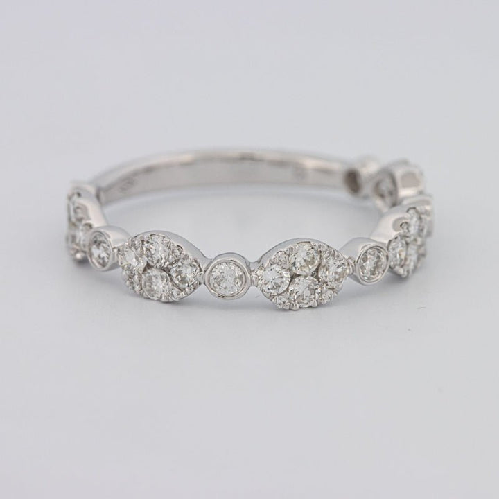 Invisible Half Eternity Band - ZIZOV DIAMONDS