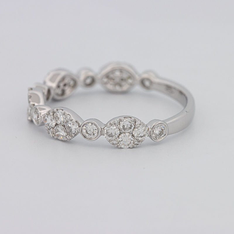 Invisible Half Eternity Band - ZIZOV DIAMONDS