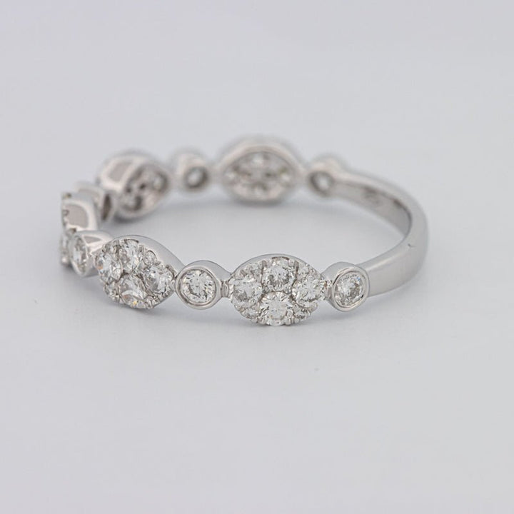 Invisible Half Eternity Band - ZIZOV DIAMONDS