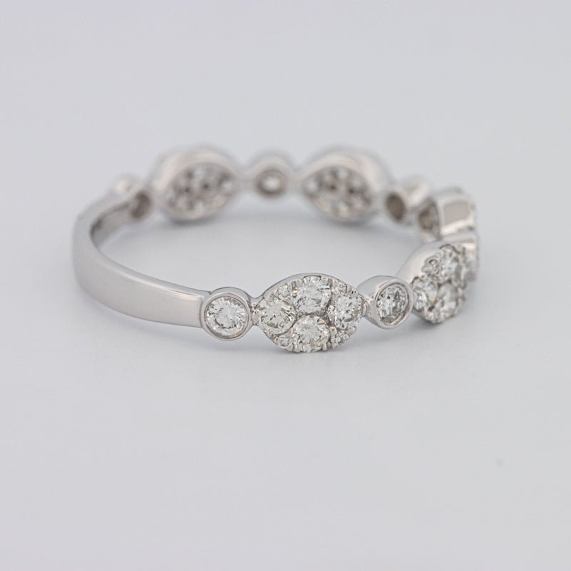 Invisible Half Eternity Band - ZIZOV DIAMONDS