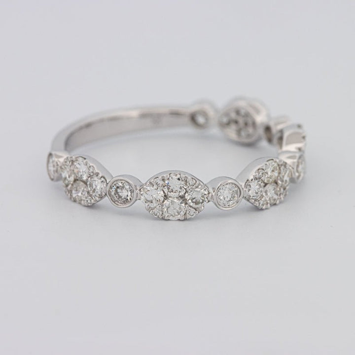 Invisible Half Eternity Band - ZIZOV DIAMONDS