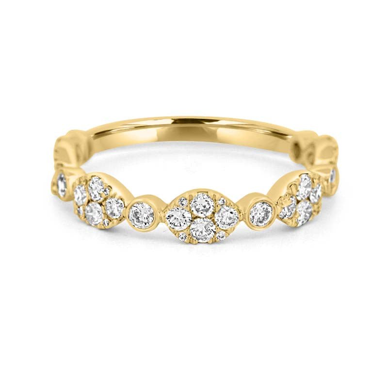 Invisible Half Eternity Band - ZIZOV DIAMONDS