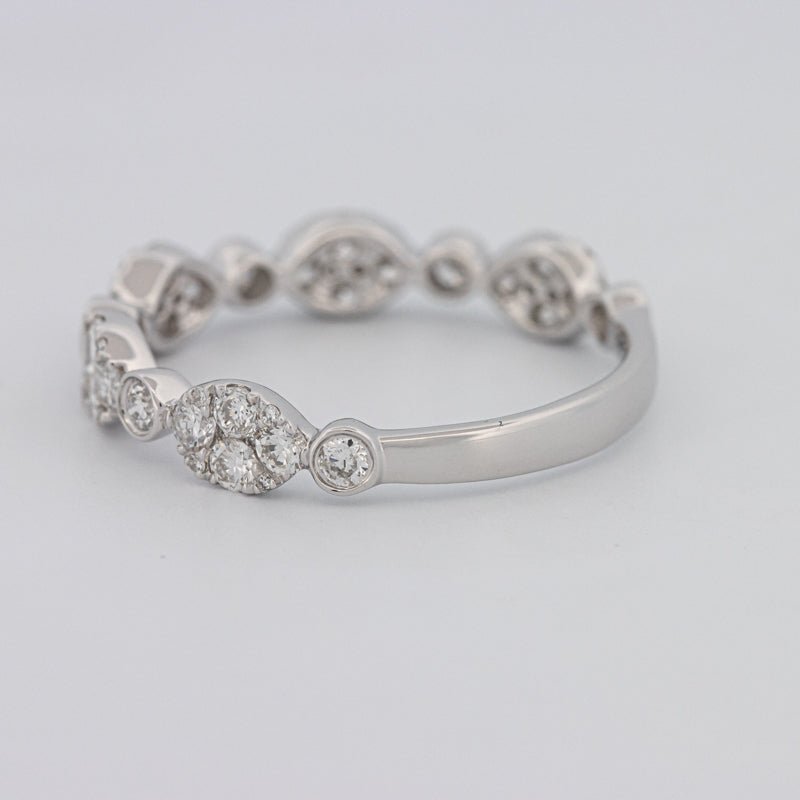 Invisible Half Eternity Band - ZIZOV DIAMONDS