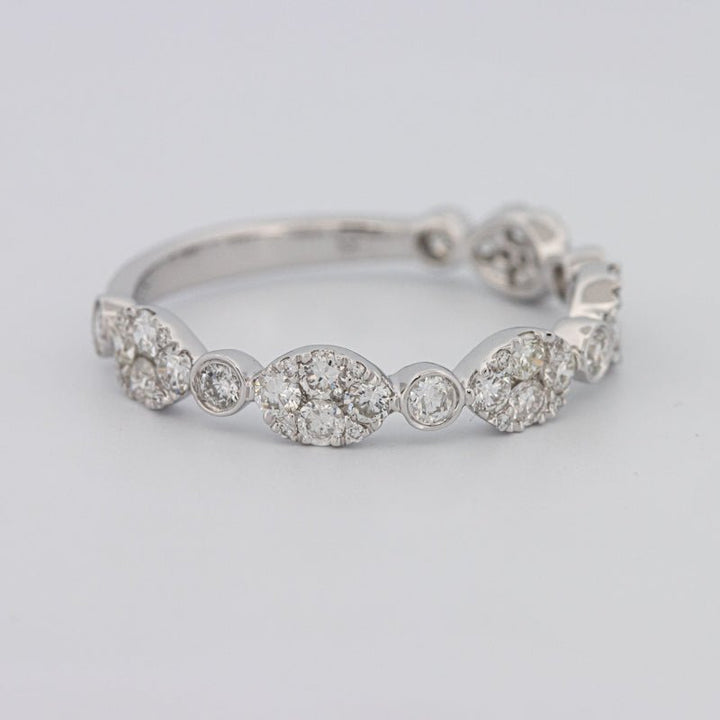 Invisible Half Eternity Band - ZIZOV DIAMONDS