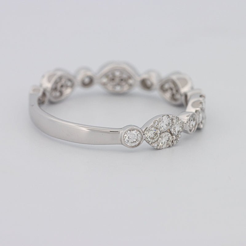 Invisible Half Eternity Band - ZIZOV DIAMONDS