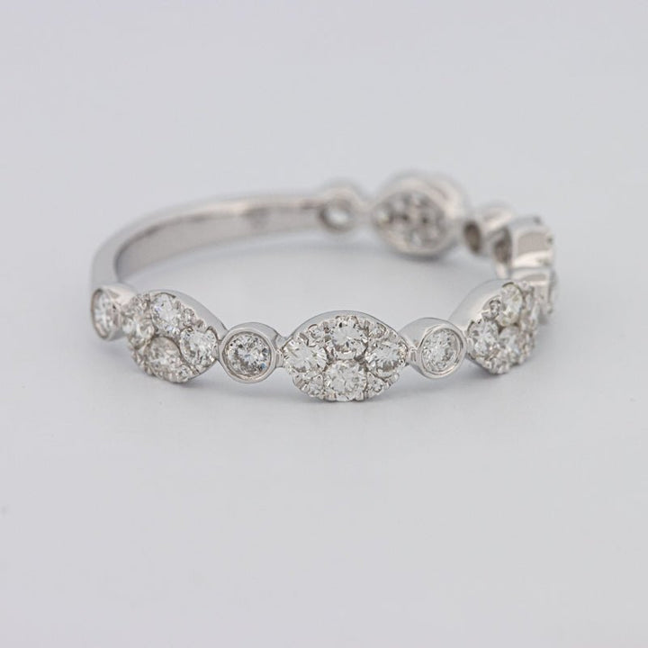 Invisible Half Eternity Band - ZIZOV DIAMONDS