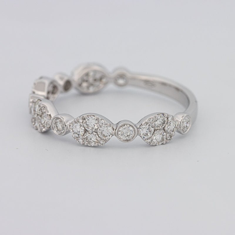 Invisible Half Eternity Band - ZIZOV DIAMONDS