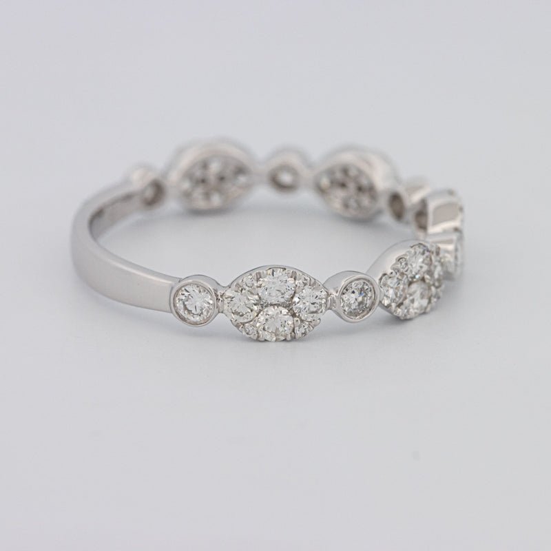 Invisible Half Eternity Band - ZIZOV DIAMONDS