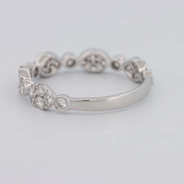 Invisible Half Eternity Band - ZIZOV DIAMONDS