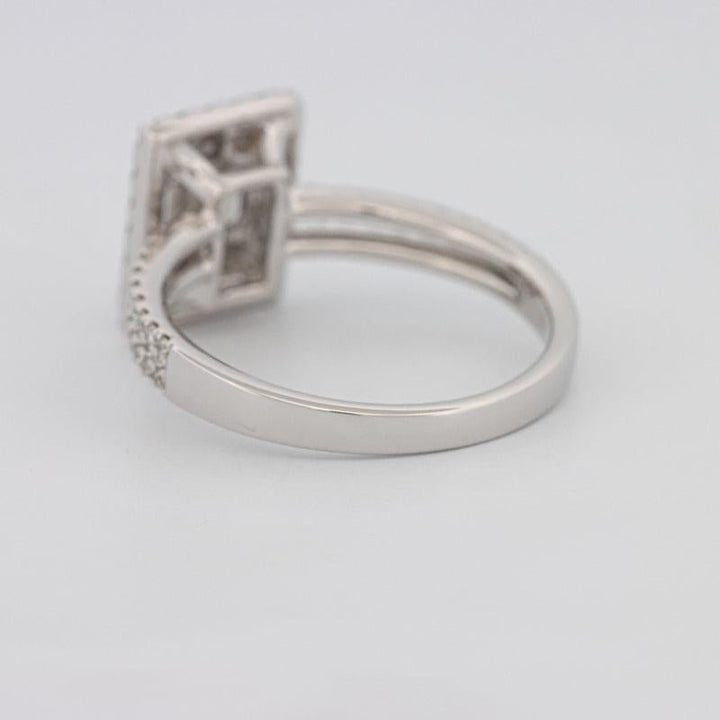 Invisible Halo Emerald Diamond Ring - ZIZOV DIAMONDS